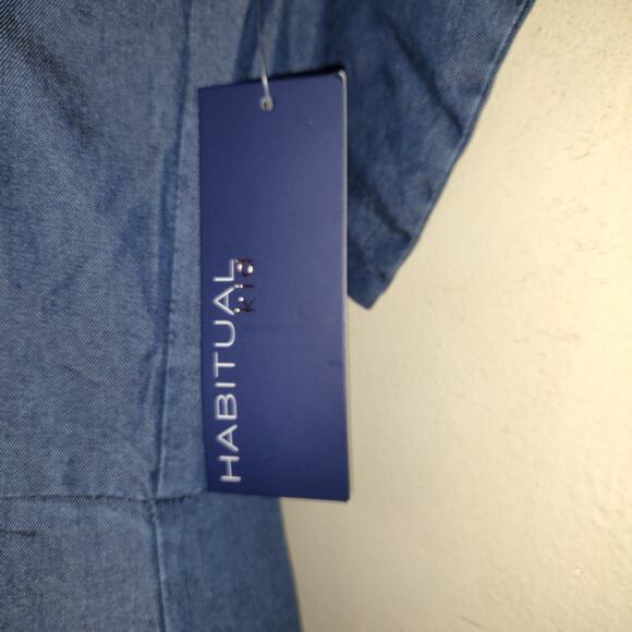 Habitual Kid BLUE JUMPSUIT Overalls GIRLS 14 Denim Look Lyocell NWT NEW was $64 - Picture 7 of 16